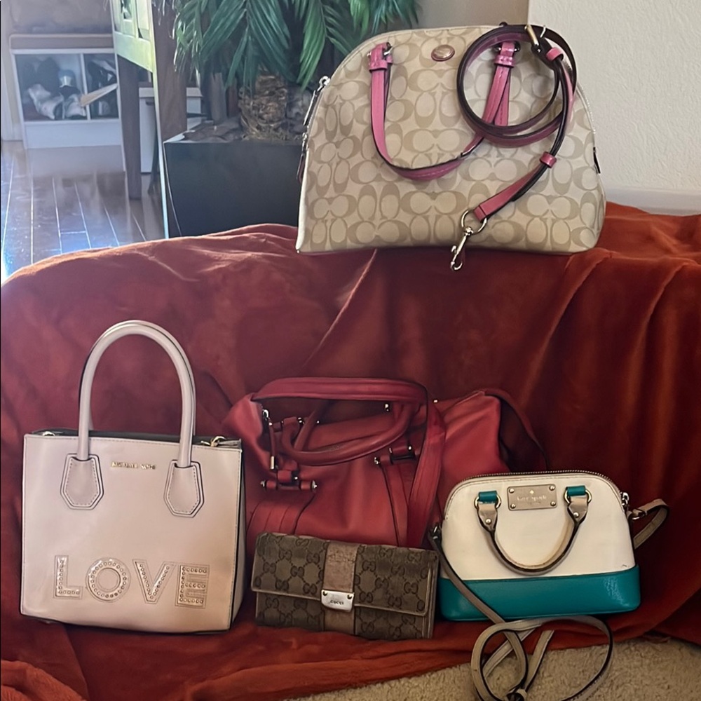 Project Bag/Wallet Bundle-Gucci, Coach, Kate Spade, B Makowsky, and Michael Kors